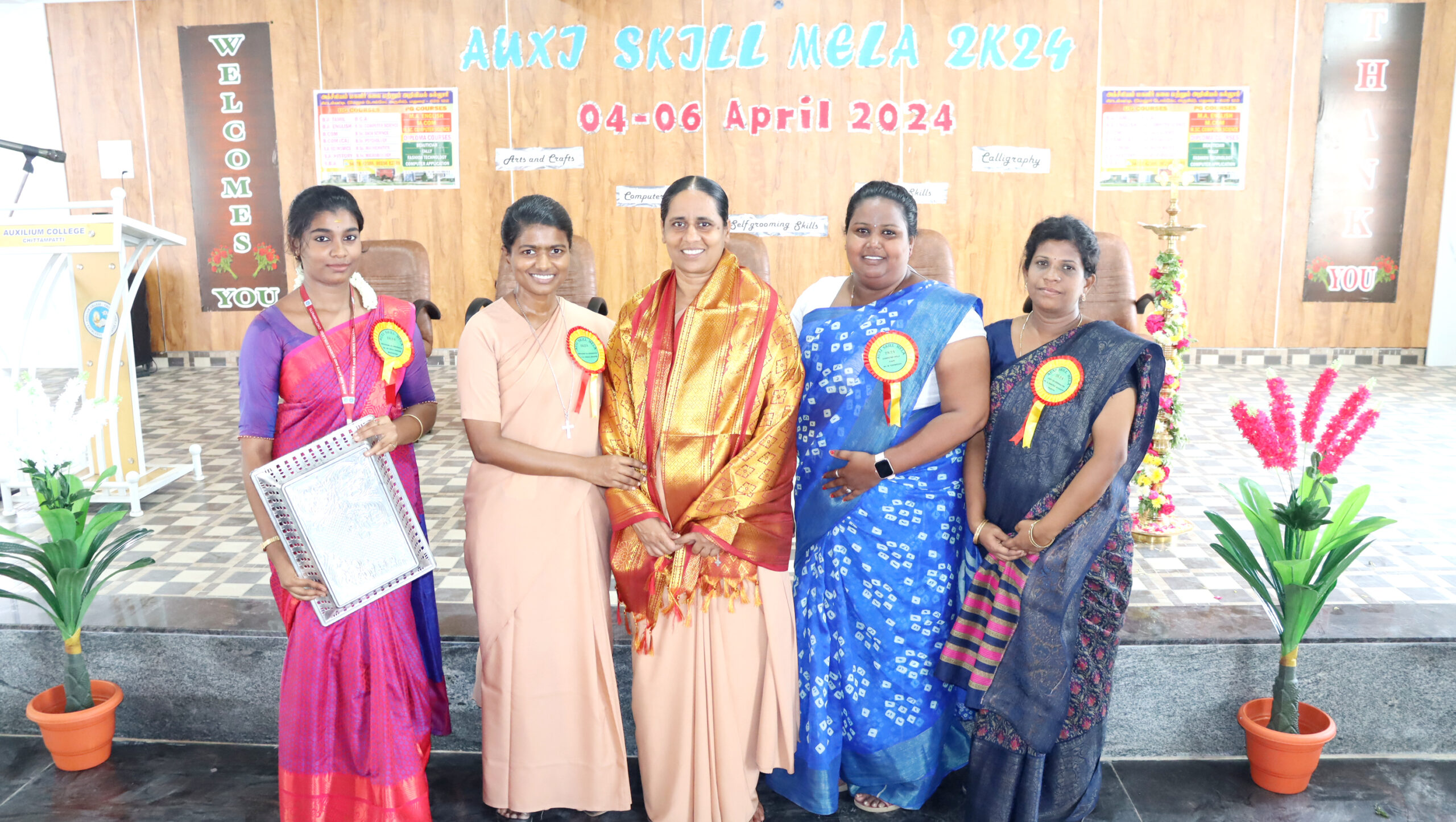 04-04-2024 INAUGURATION OF AUXI SKILL MELA 2k24 @Auxilium College, Chittampatti, Madurai